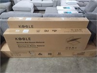 Kohle - Queen Natural Bed (In 3 Boxes)