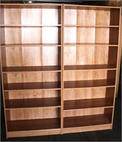 (2) Pressboard Bookcases