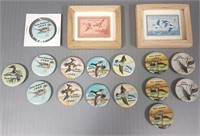 15 vintage Ducks Unlimited buttons - 1947 oldest