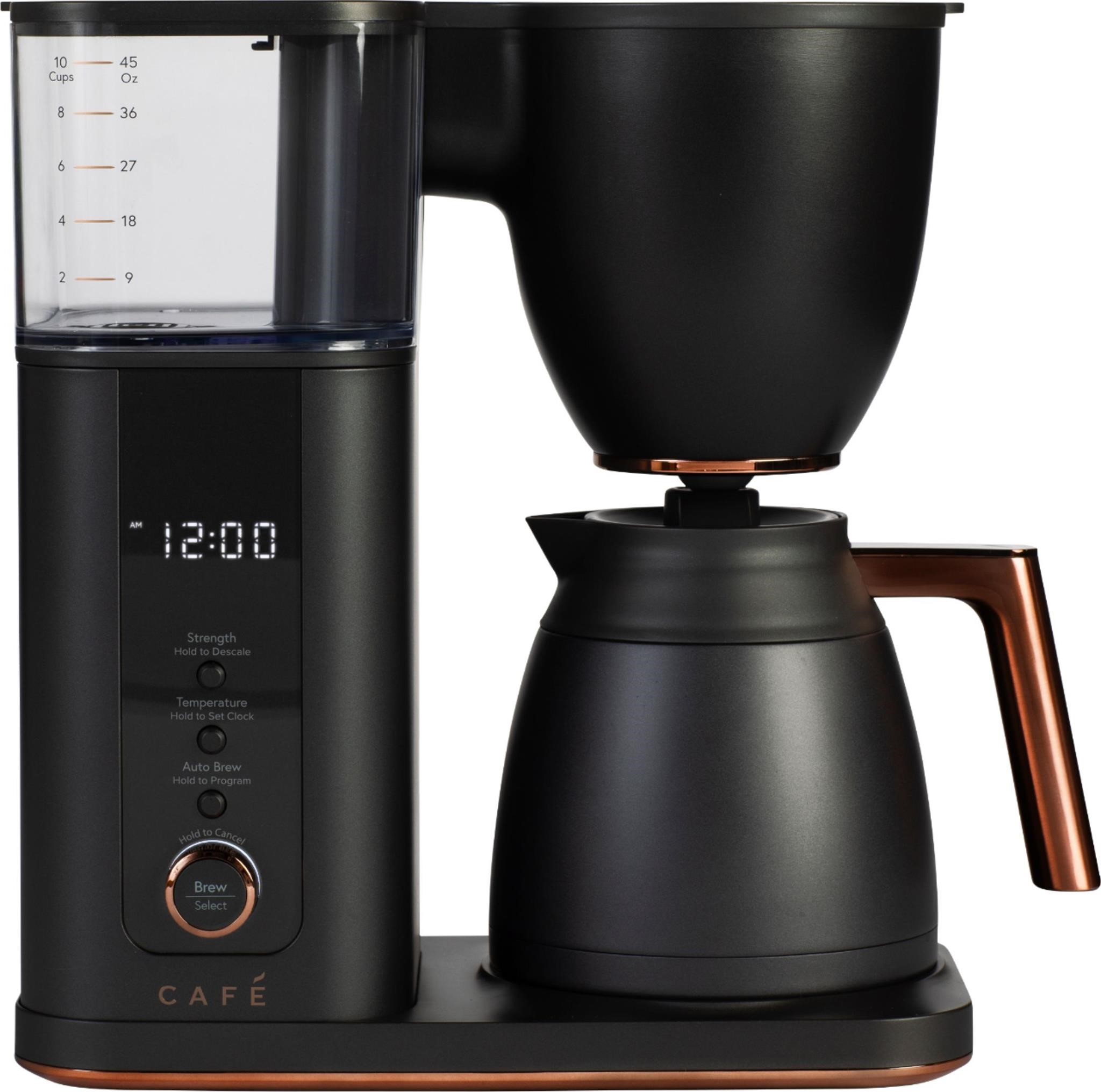 Smart Drip 10-Cup Coffee Maker with WiFi - Black