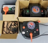 4 train transformers including Lionel Type ZW,