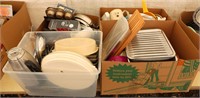 (4) Boxes of Kitchen Items