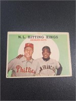 1959 Topps #315 N.L. Hitting Kings Ashburn-Mays