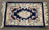 2 X 3 Oriental Hand Knotted Wool Rug