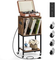 Record Player Stand with Vinyl Storage 3 Tier