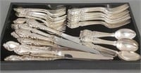 48 pieces of Oneida Heirloom sterling silver
