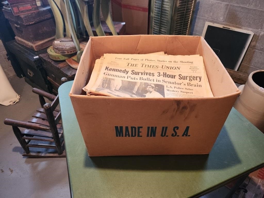 Saved newspapers