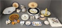 Group of Quimper pottery & misc. figural pieces,
