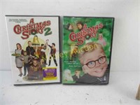 CHRISTMAS STORY ONE AND TWO DVDS