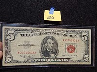 1963 US $5 Note