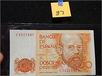 1980 Spain 200 Pesatas