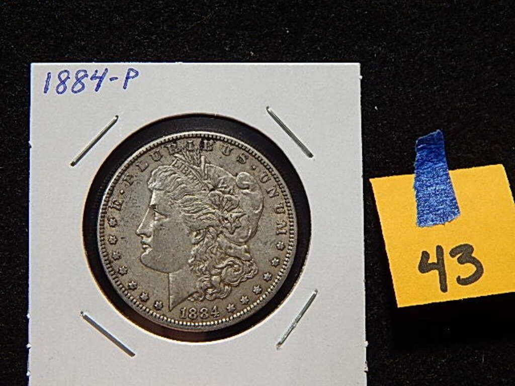 1884-P US Silver Dollar