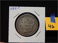 1888-P US Silver Dollar