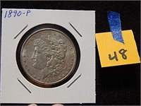1890-P US Silver Dollar