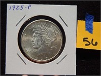 1925-P US Silver Dollar