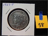 1927-P US Silver Dollar