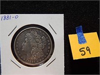 1881-O US Silver Dollar