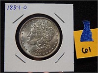 1884-O US Silver Dollar