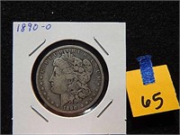 1890-O US Silver Dollar