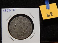 1896-O US Silver Dollar