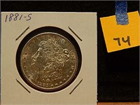 1881-S US Silver Dollar