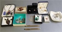 Group asst. jewelry incl. some sterling silver,