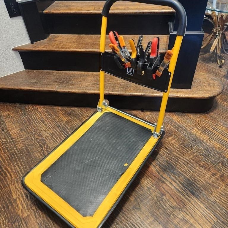 Yellow Cart w/ Clamps