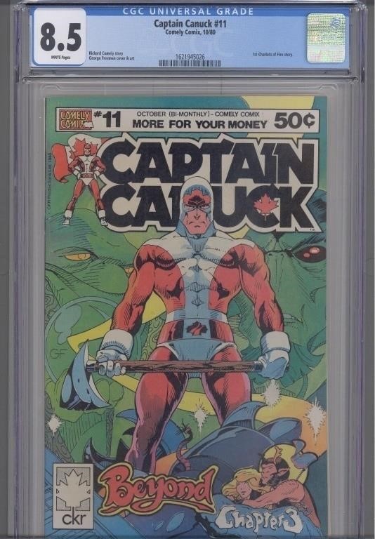 Vintage 1980 Captain Canuck #11 Comic Book