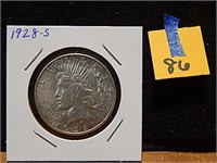 1928-S US Silver Dollar