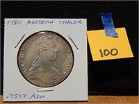 1780 Australian Silver Thaler