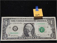 2017 US $1 Star Note