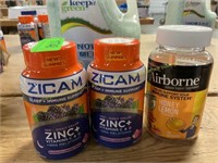 Airborne immune system & 2ct.Zicam  zinc+.