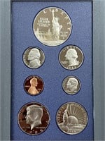 1986 U.S. Prestige Proof 7 Coin Set