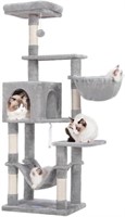Hey-brother Cat Tree with Large Hammock  Multi-Lev