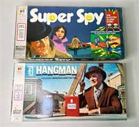 Milton Bradley Hangman & Super Spy Games