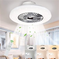 DLLT LED Remote Ceiling Fan with Light Kit-40W Mod