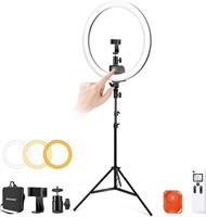 Neewer Advanced 18-inch LED Ring Light Support Man