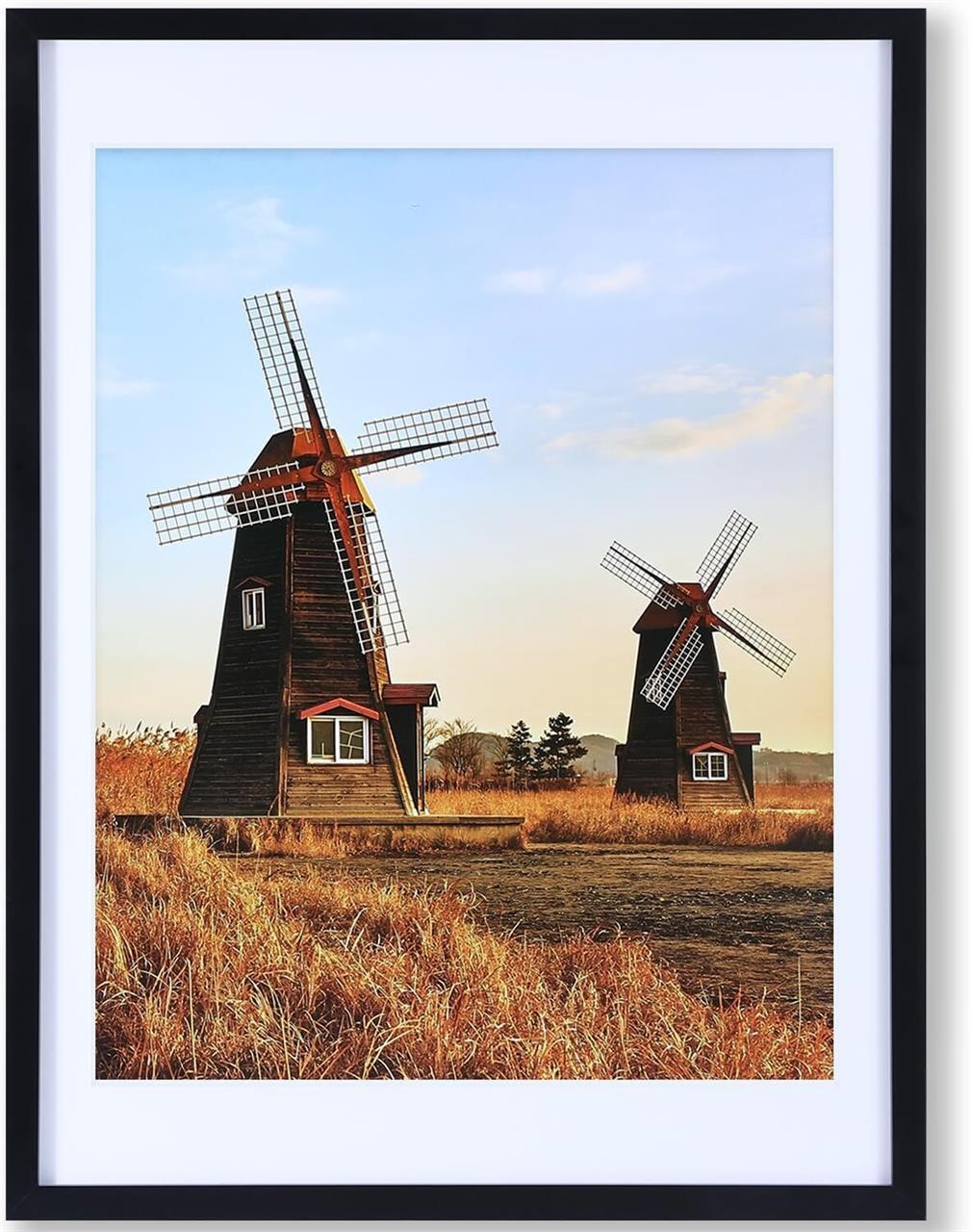 Vittanly 18x24 Picture Frame Black  Display Poster