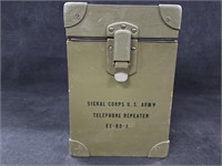 Signal Corps US Army Telephone Repeater EE-89-A
