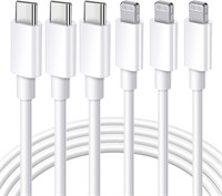 NEW USB C to Lightning Cable 3Pack 10FT