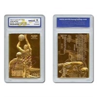23K Gold Kobe Bryant Rookie Card