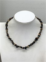 FALL TONES NATURAL STONE NECKLACE