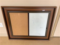 Framed Cork & White board 41"x33"
