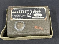 WW2 Signal Corps Radio BC-746 A Tuning Unit USA