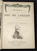 Memoires Du Duc De Lauzun Hardcover Book