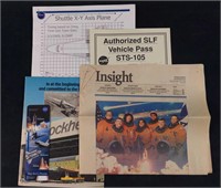 Lockheed Booklet And NASA Photo Newspaper Lot