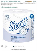 New Scott Essential Recycled Toilet Paper,