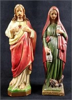 1960s Mary and Jesus Sculptures