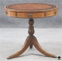 Round Accent Table w/Drawer