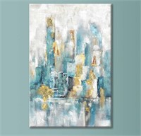 $65 Abstract Wall Art Cityscape PaintingModern